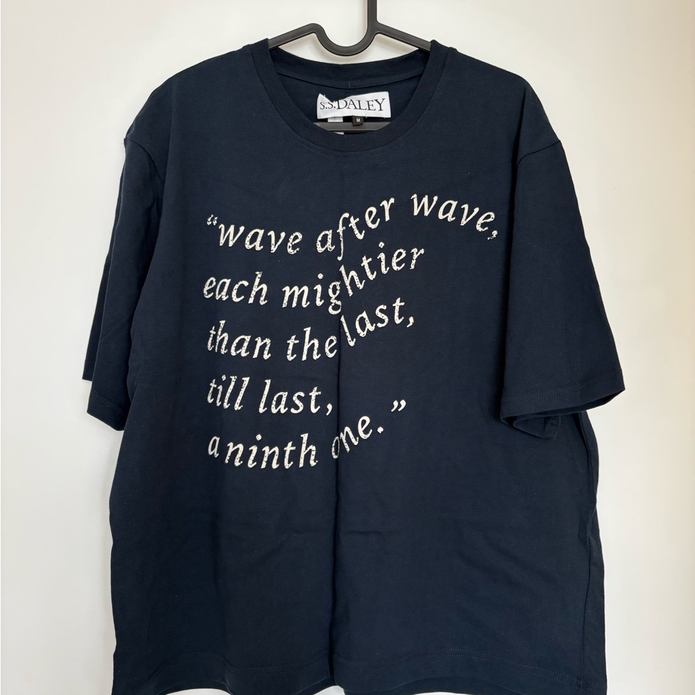 S.S.Daley Navy Quote Graphic Short-Sleeve Tee